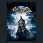 Batman: Arkham Asylum | Game Cover Art Poster<br><div class="desc">Check out this artwork featured on the cover of the Batman Arkham Asylum video game.</div>