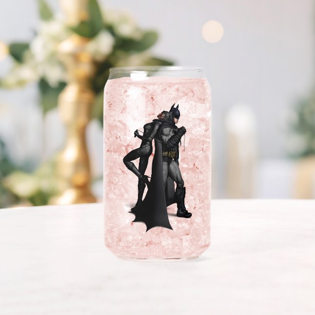 Batman Arkham City | Batman and Catwoman Can Glass (Insitu (Wedding))