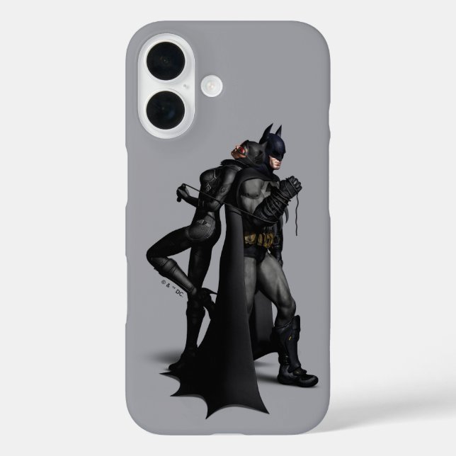 Batman Arkham City | Batman and Catwoman Case-Mate iPhone Case (Back)