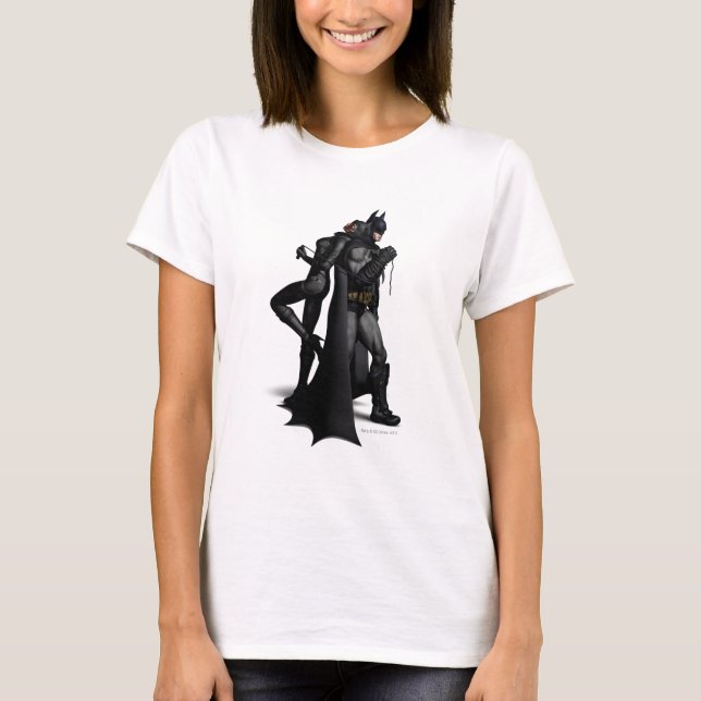 Batman Arkham City | Batman and Catwoman T-Shirt (Front)