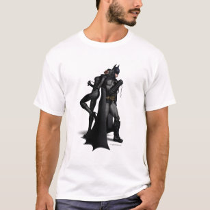 Batman Arkham City   Batman and Catwoman T-Shirt
