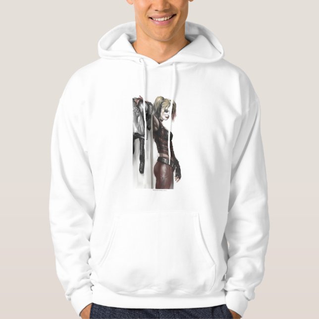 Batman Arkham City | Harley Quinn Illustration Hoodie (Front)