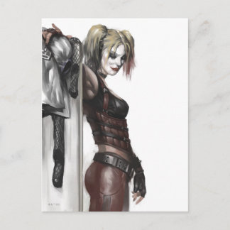 Batman Arkham City | Harley Quinn Illustration Postcard