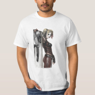 Batman Arkham City   Harley Quinn Illustration T-Shirt