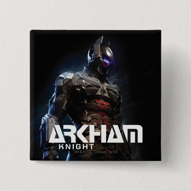 Batman | Arkham Knight 15 Cm Square Badge (Front)