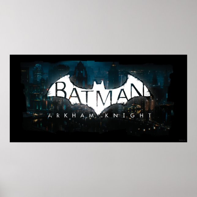 Batman Arkham Knight Gotham Logo Poster (Front)