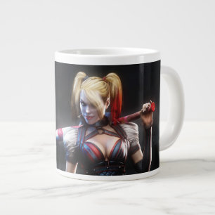 Batman Arkham Knight   Harley Quinn with Bat Large Coffee Mug