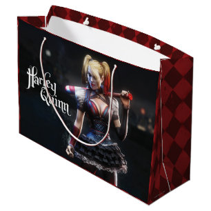 Batman Arkham Knight Harley Quinn with Bat Large Gift Bag
