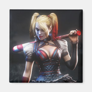Batman Arkham Knight   Harley Quinn with Bat Magnet
