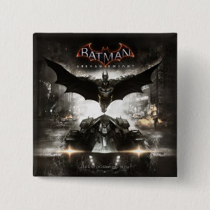 Batman Arkham Knight Key Art 15 Cm Square Badge