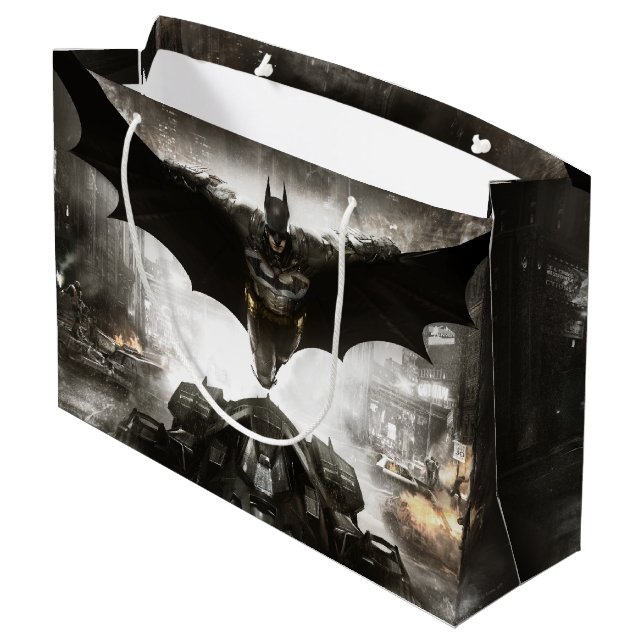 Batman Arkham Knight Key Art Large Gift Bag (Back Angled)