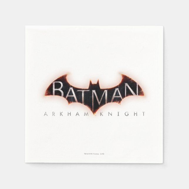 Batman Arkham Knight Logo Napkin (Front)