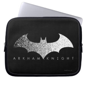 Batman Arkham Knight Pixel Logo Laptop Sleeve