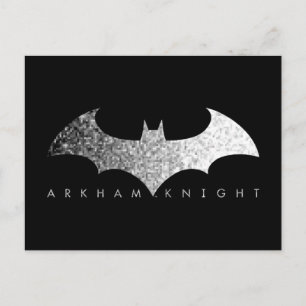 Batman Arkham Knight Pixel Logo Postcard