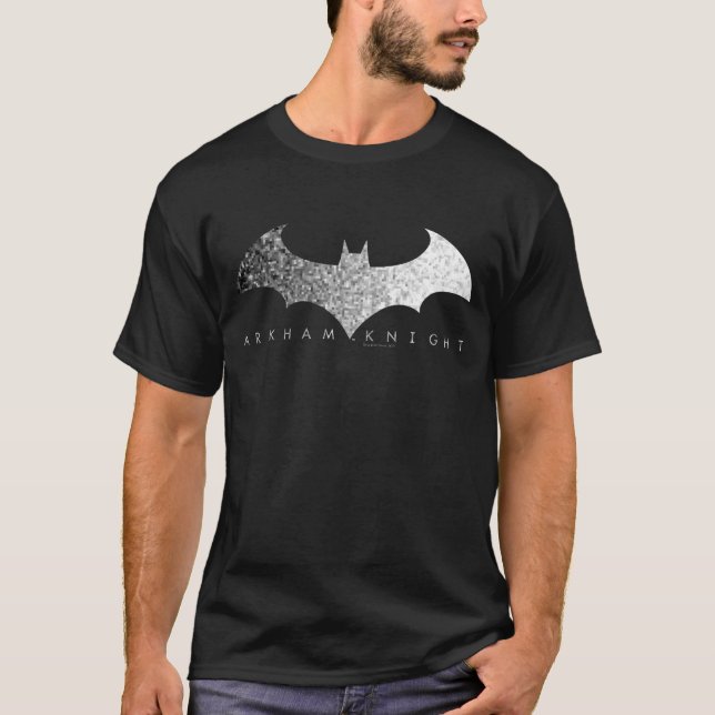 Batman Arkham Knight Pixel Logo T-Shirt | Zazzle