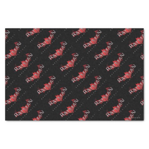 Image of Batman Arkham Knight Red Logo Tissue Paper