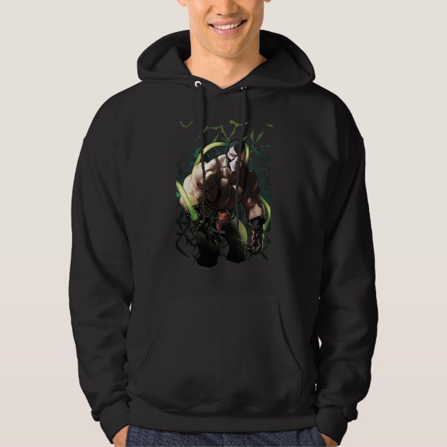 Batman Bane Bat Swarm Illustration Hoodie (Front)