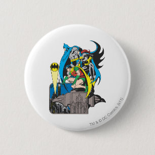 Batman/Batgirl/Robin 6 Cm Round Badge