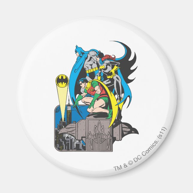 Batman/Batgirl/Robin Magnet (Front)