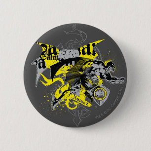 Batman Black and Yellow Collage 6 Cm Round Badge