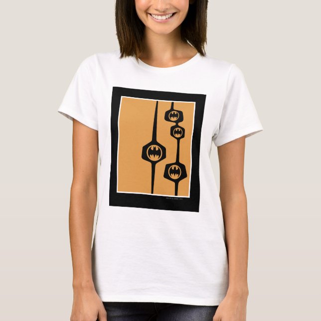 Batman Black Orange Frame T-Shirt (Front)