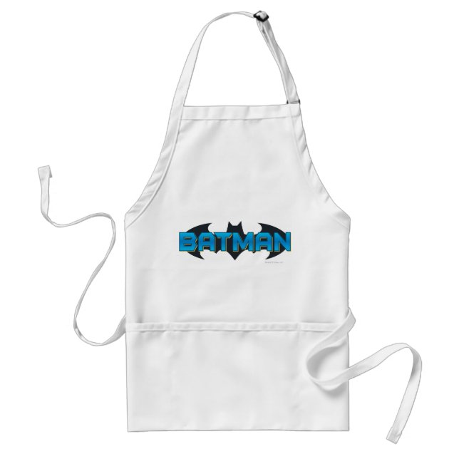 Batman | Blue Name Logo Standard Apron (Front)