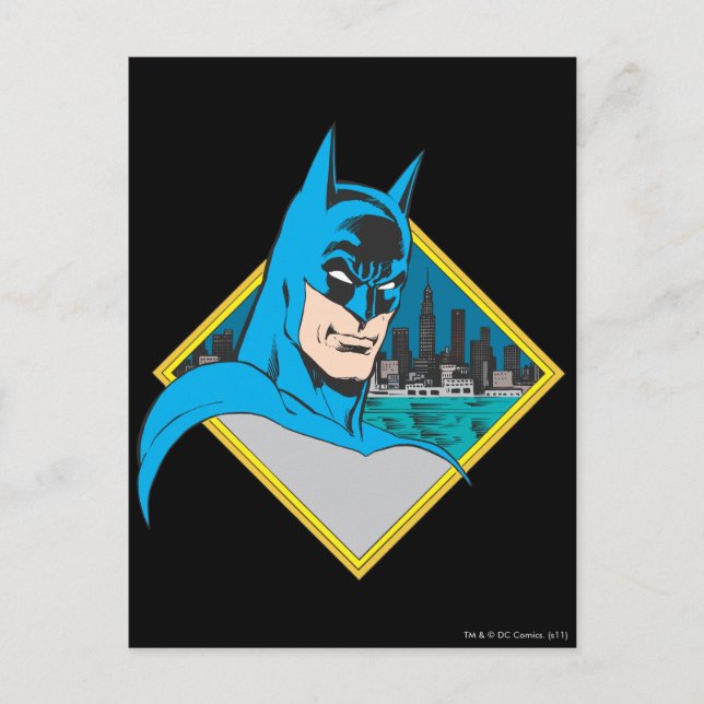 Batman Bust Postcard (Front)