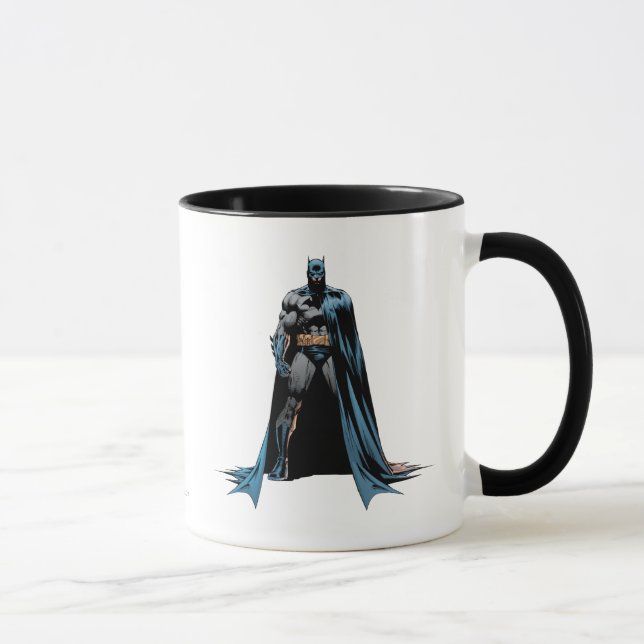 Batman cape over one side mug (Right)