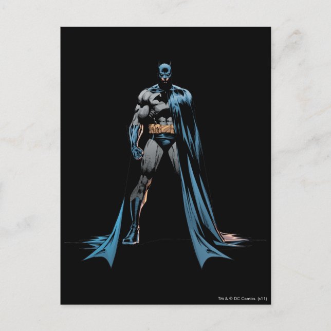 Batman cape over one side postcard (Front)