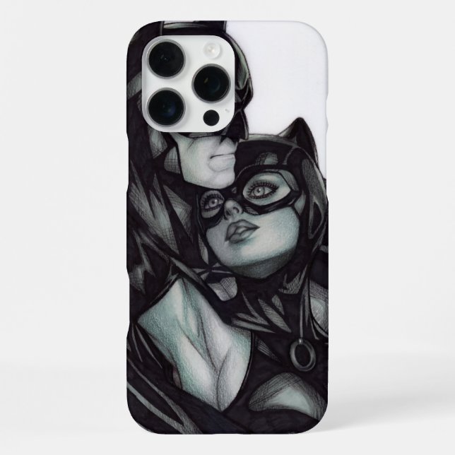 Batman & Catwoman ~ Bruce wayne & Selina Kyle iPhone Case (Back)