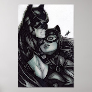 Batman & Catwoman ~ Bruce wayne & Selina Kyle Poster