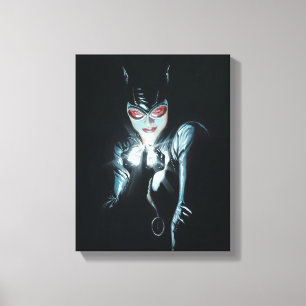 Batman Catwoman Faces of Evil Cover Illustration Canvas Print
