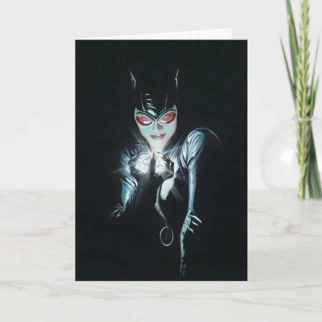 Batman Catwoman Faces of Evil Cover Illustration Card (Front)