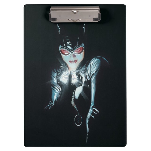 Batman Catwoman Faces of Evil Cover Illustration Clipboard (Front)