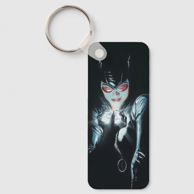 Batman Catwoman Faces of Evil Cover Illustration Key Ring (Front)