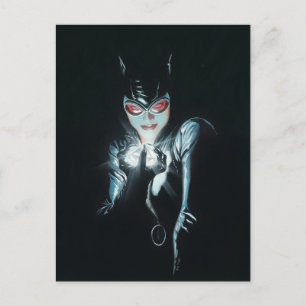 Batman Catwoman Faces of Evil Cover Illustration Postcard