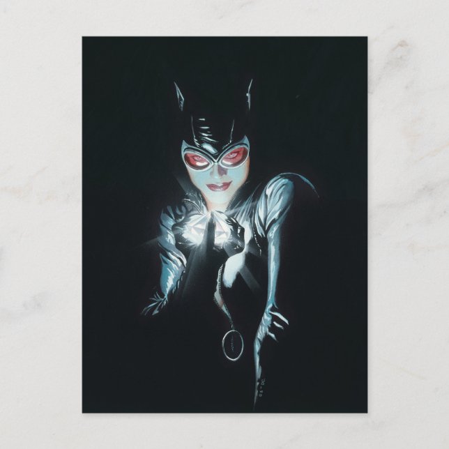 Batman Catwoman Faces of Evil Cover Illustration Postcard (Front)