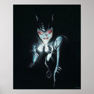Batman Catwoman Faces of Evil Cover Illustration Poster