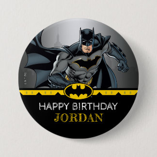 Batman | Chalkboard Happy Birthday 7.5 Cm Round Badge