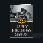 Batman | Chalkboard Happy Birthday Card<br><div class="desc">Send superhero-themed birthday wishes with this customisable Batman chalkboard happy birthday card! Featuring Batman in action and bold,  chalkboard-inspired text,  this card combines dynamic design with a personal touch. Add your own message to make it the perfect way to celebrate any Batman fan’s special day.</div>