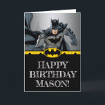 Batman | Chalkboard Happy Birthday Card<br><div class="desc">Send superhero-themed birthday wishes with this customisable Batman chalkboard happy birthday card! Featuring Batman in action and bold,  chalkboard-inspired text,  this card combines dynamic design with a personal touch. Add your own message to make it the perfect way to celebrate any Batman fan’s special day.</div>