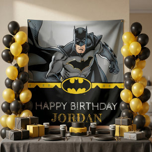 Batman Chalkboard Happy Birthday Tapestry