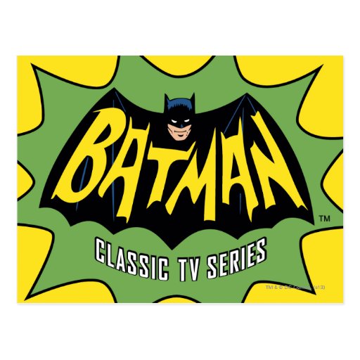Image of Batman Classic TV Series Logo Postcard
