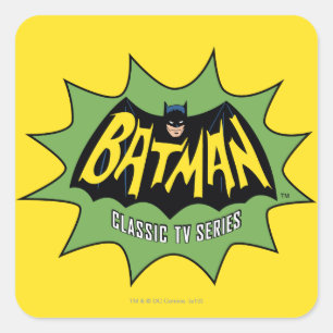 Batman Classic TV Series Logo Square Sticker