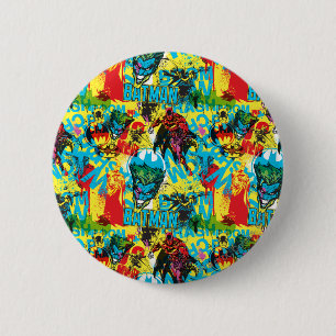 Batman Colour Code Pattern 1 6 Cm Round Badge