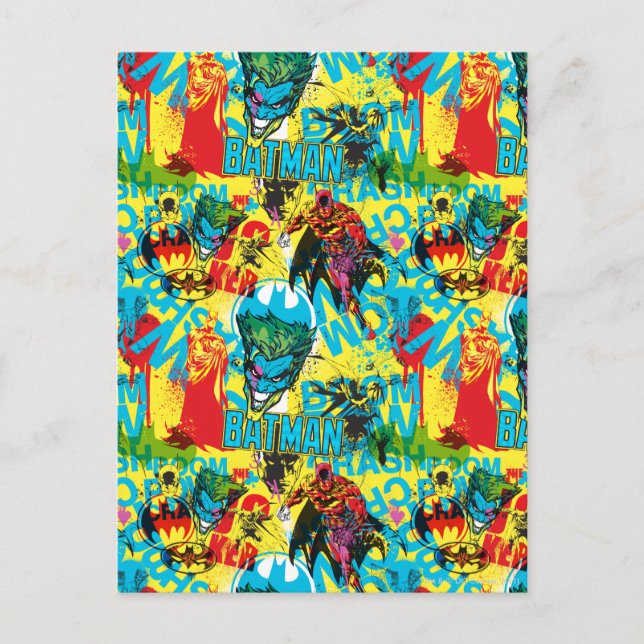 Batman Colour Code Pattern 1 Postcard (Front)