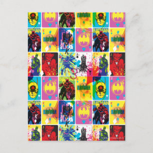 Batman Colour Code Pattern 2 Postcard