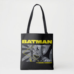 Batman Comic Tri-Panel Graphic Tote Bag