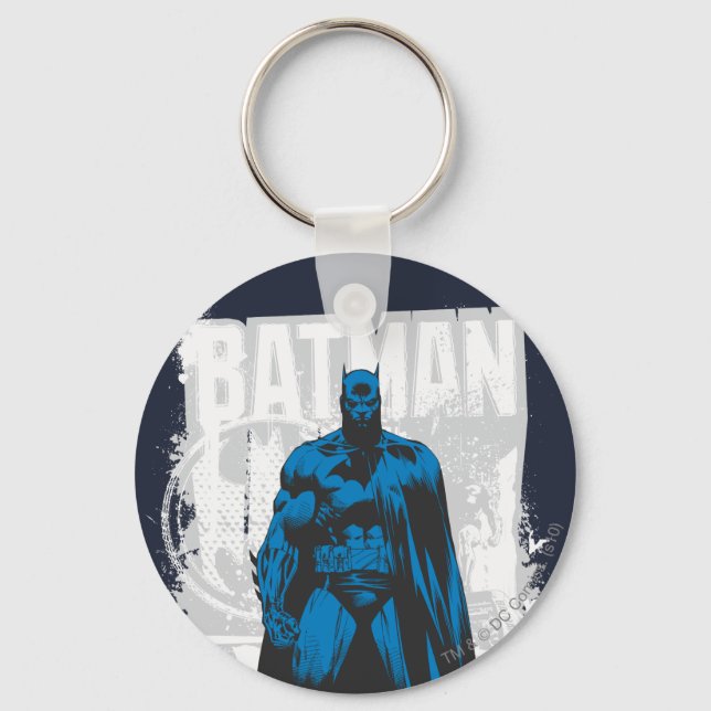 Batman Comic - Vintage Full View Key Ring (Front)