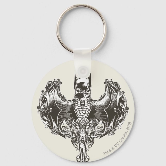 Batman Cowl and Skull Crest Key Ring (Front)